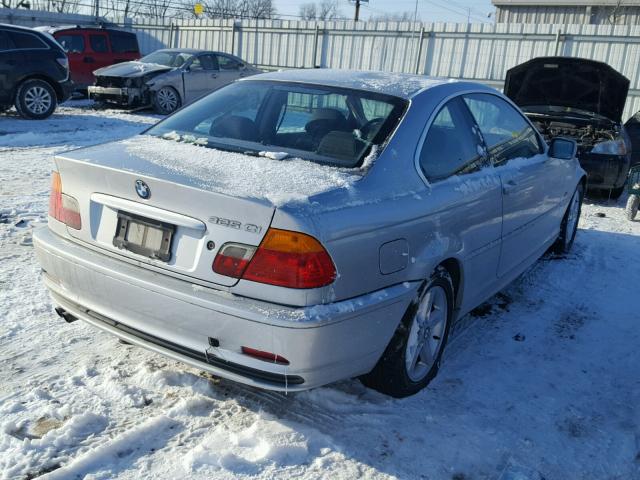 WBABN33482PG58282 - 2002 BMW 325 CI SILVER photo 4