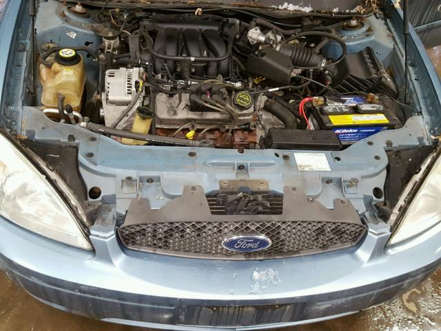 1FAFP53U36A134088 - 2006 FORD TAURUS SE BLUE photo 7