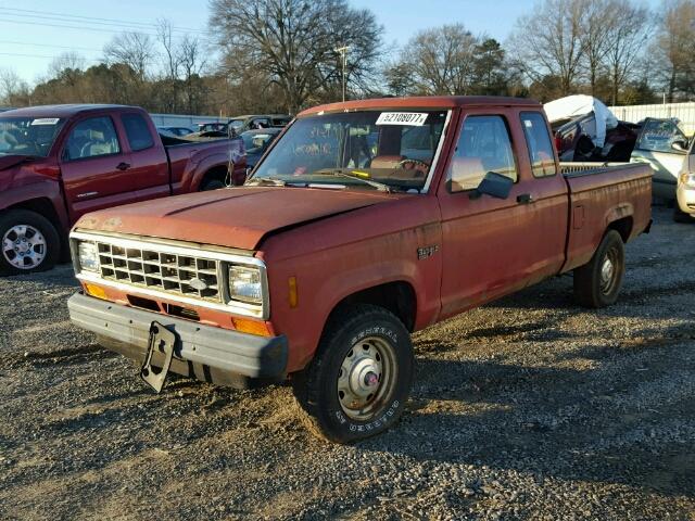 1FTCR15T5JPC02899 - 1988 FORD RANGER SUP RED photo 2