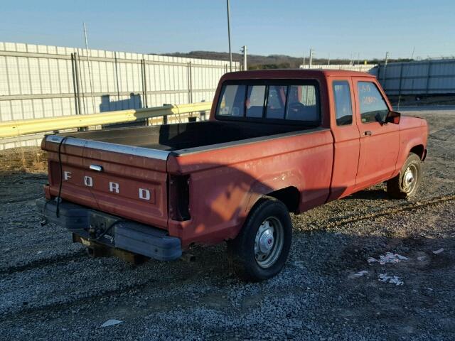 1FTCR15T5JPC02899 - 1988 FORD RANGER SUP RED photo 4