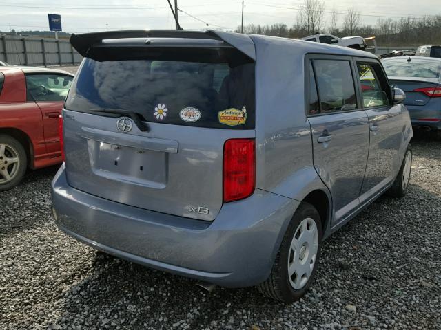 JTLKE50E591071760 - 2009 TOYOTA SCION XB GRAY photo 4