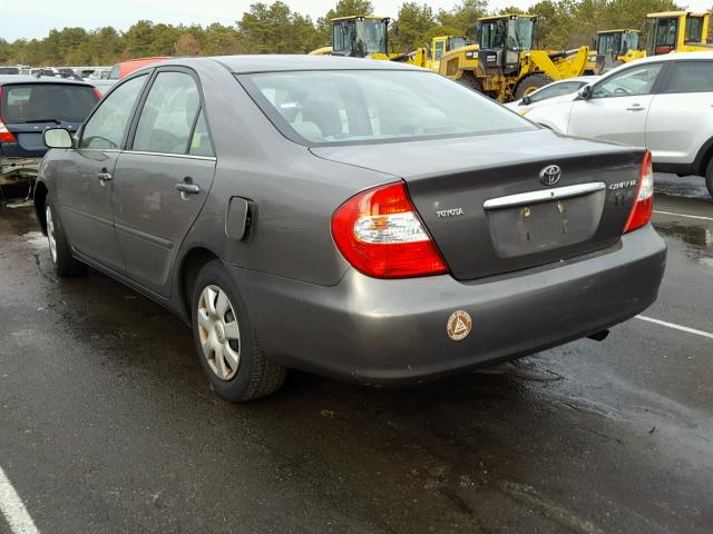 4T1BE32K44U907211 - 2004 TOYOTA CAMRY LE GRAY photo 3