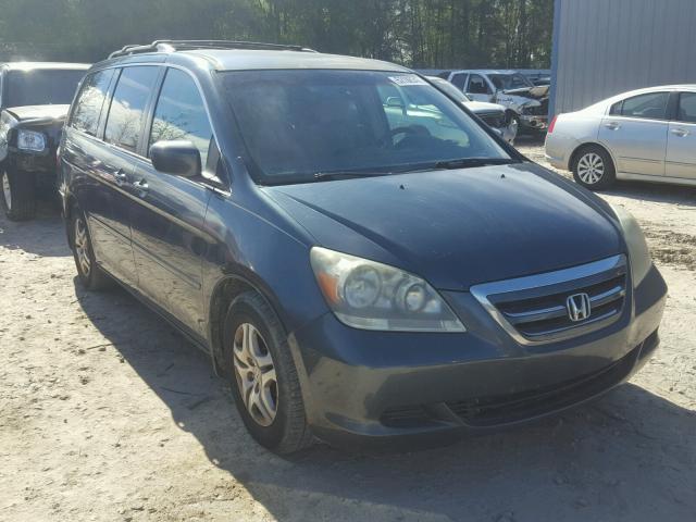 5FNRL38406B402957 - 2006 HONDA ODYSSEY EX GRAY photo 1