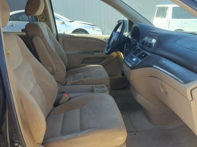 5FNRL38406B402957 - 2006 HONDA ODYSSEY EX GRAY photo 5