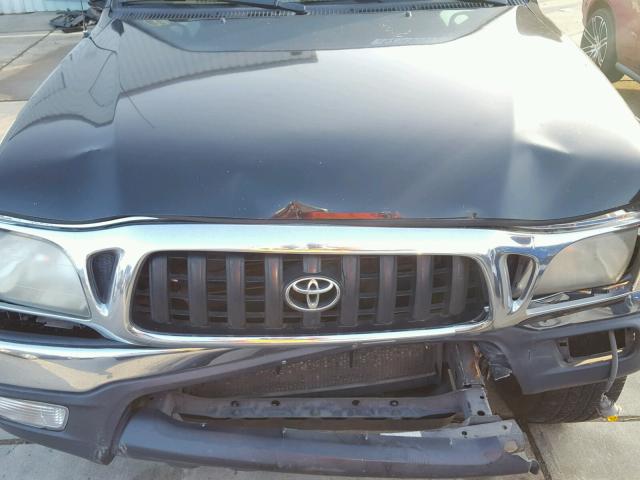 5TEGN92N64Z397037 - 2004 TOYOTA TACOMA DOU BLACK photo 7