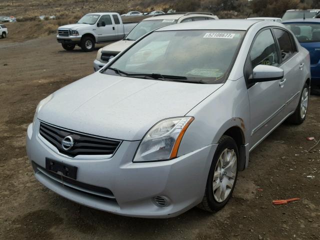 3N1AB6AP0AL701271 - 2010 NISSAN SENTRA 2.0 SILVER photo 2