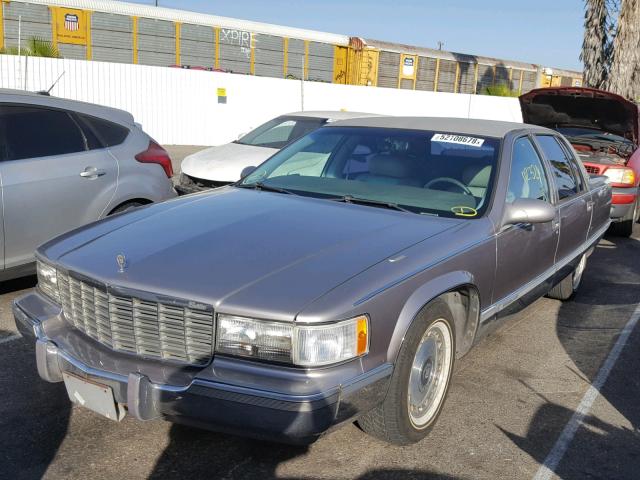 1G6DW52P0TR700336 - 1996 CADILLAC FLEETWOOD GRAY photo 2