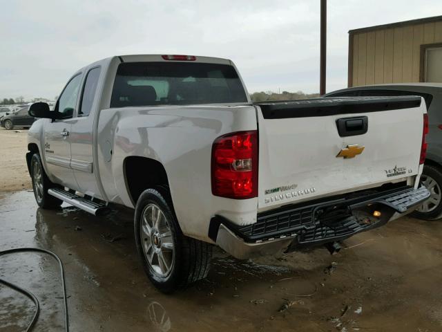 1GCRCSE01CZ204969 - 2012 CHEVROLET SILVERADO WHITE photo 3