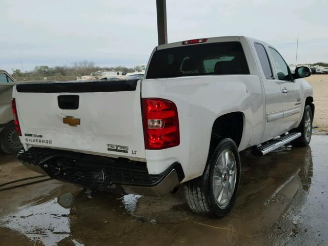 1GCRCSE01CZ204969 - 2012 CHEVROLET SILVERADO WHITE photo 4