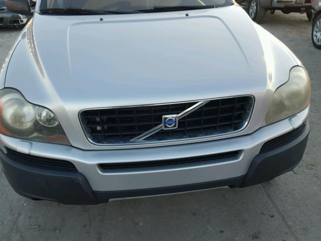 YV1CZ592051197297 - 2005 VOLVO XC90 SILVER photo 9