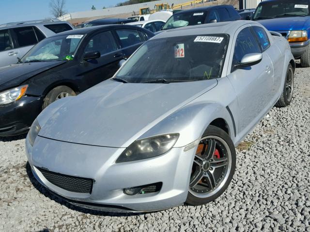 JM1FE173X40108732 - 2004 MAZDA RX8 SILVER photo 2