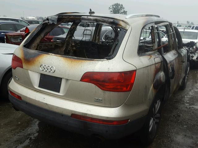 WA1BY74L27D037823 - 2007 AUDI Q7 3.6 QUA BURN photo 4