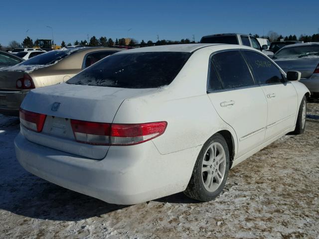 1HGCM55134A048545 - 2004 HONDA ACCORD DX WHITE photo 4