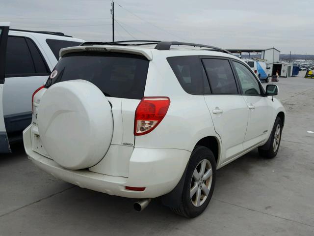 JTMBD31V385175883 - 2008 TOYOTA RAV4 LIMIT WHITE photo 4