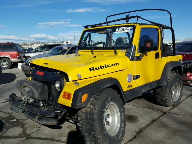 1J4FA59S41P322071 - 2001 JEEP WRANGLER / YELLOW photo 2