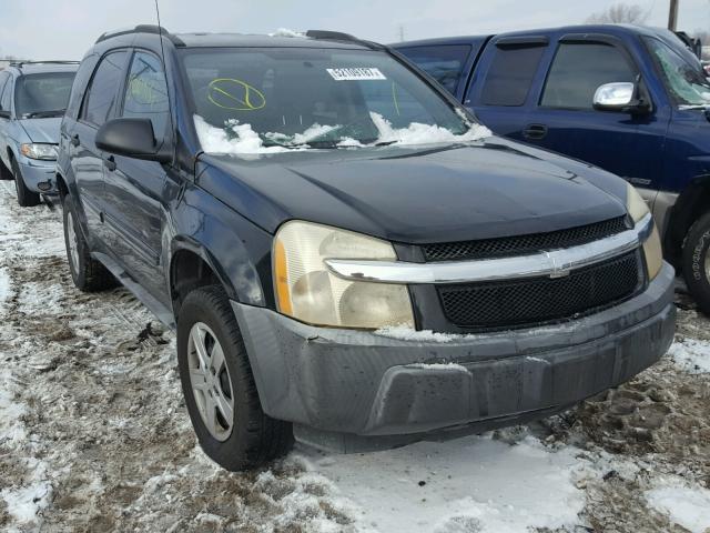 2CNDL13FX56145474 - 2005 CHEVROLET EQUINOX LS BLACK photo 1