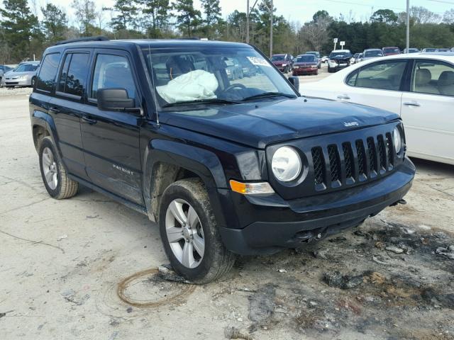 1C4NJRFB1ED574445 - 2014 JEEP PATRIOT LA BLACK photo 1