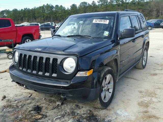 1C4NJRFB1ED574445 - 2014 JEEP PATRIOT LA BLACK photo 2