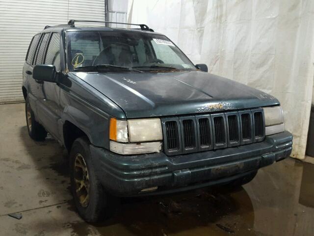 1J4GZ78S0VC500775 - 1997 JEEP GRAND CHER GREEN photo 1