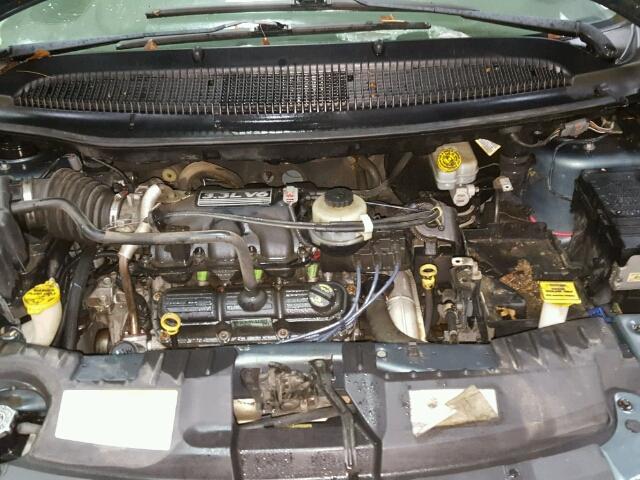 2A4GP44R06R753207 - 2006 CHRYSLER TOWN & COU TURQUOISE photo 7