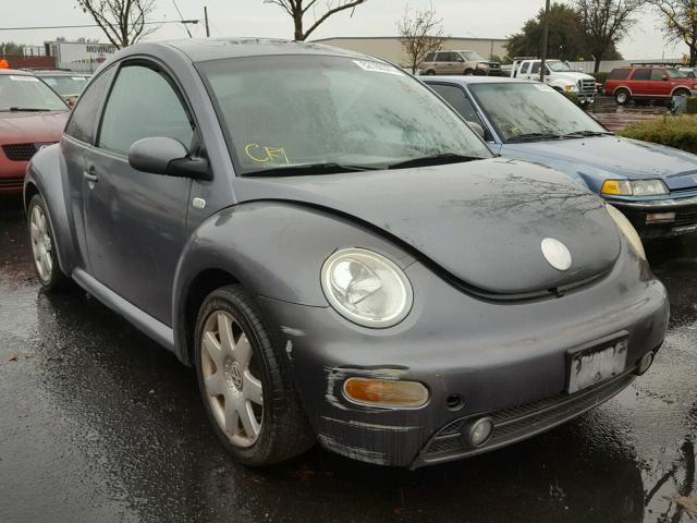 3VWDD21C92M454948 - 2002 VOLKSWAGEN NEW BEETLE GRAY photo 1