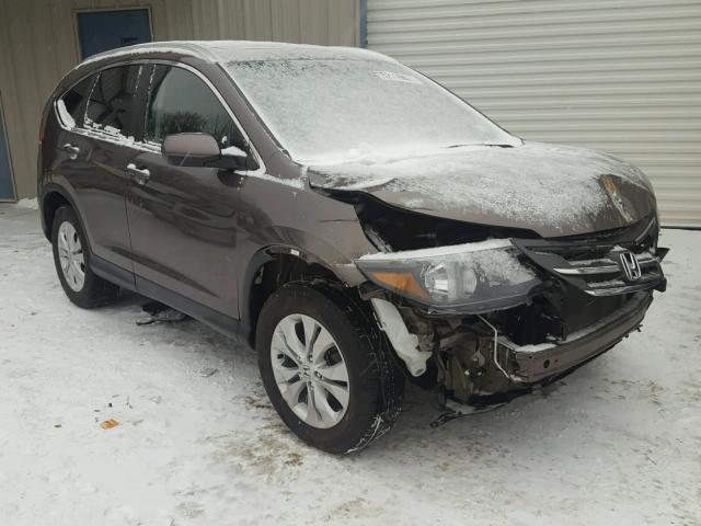 2HKRM4H76EH621905 - 2014 HONDA CR-V EXL GRAY photo 1