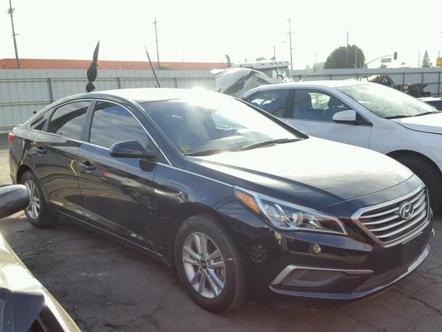 5NPE24AF6HH445982 - 2017 HYUNDAI SONATA SE BLACK photo 1