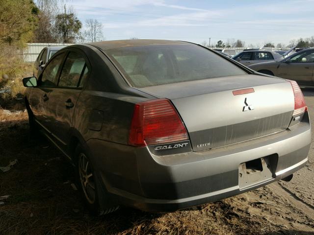 4A3AB46F34E091014 - 2004 MITSUBISHI GALANT ES GRAY photo 3