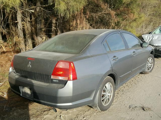 4A3AB46F34E091014 - 2004 MITSUBISHI GALANT ES GRAY photo 4