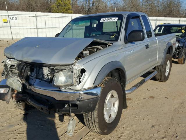 5TESN92N33Z268097 - 2003 TOYOTA TACOMA XTR SILVER photo 2