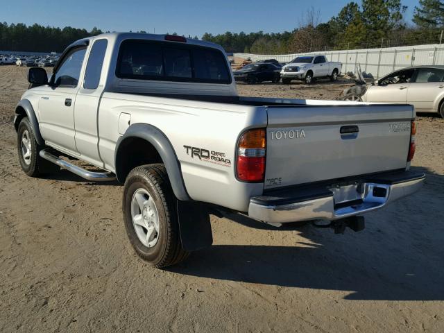 5TESN92N33Z268097 - 2003 TOYOTA TACOMA XTR SILVER photo 3