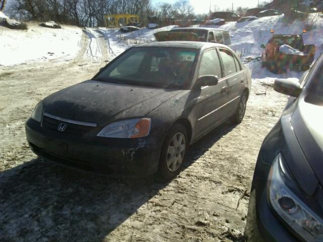 2HGES26742H522629 - 2002 HONDA CIVIC EX 绿色 照片 2