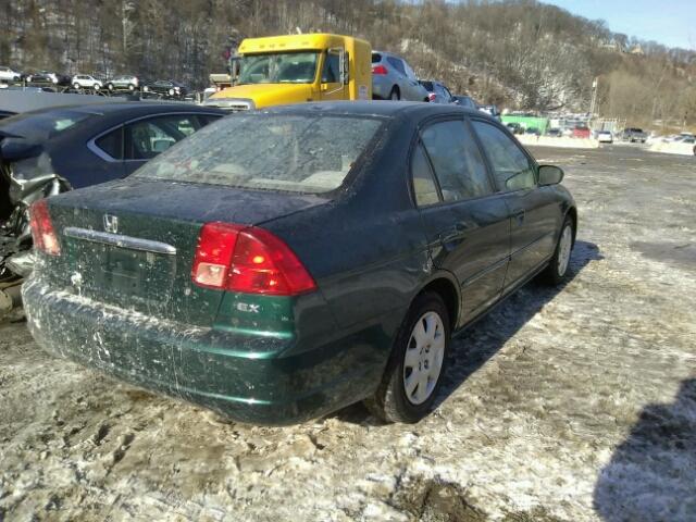 2HGES26742H522629 - 2002 HONDA CIVIC EX 绿色 照片 4