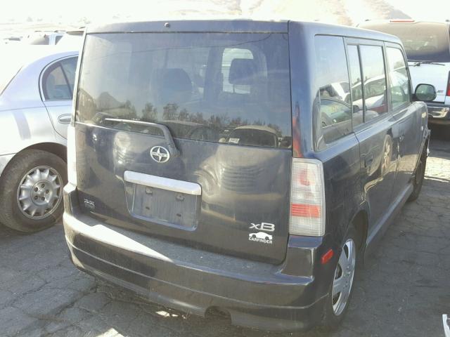 JTLKT334454003102 - 2005 TOYOTA SCION XB BLUE photo 4