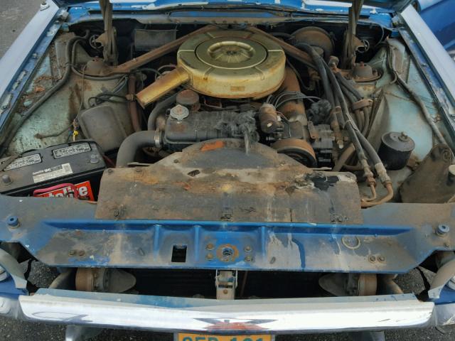 4Y83Z110209 - 1964 FORD THUNDERBIR BLUE photo 7