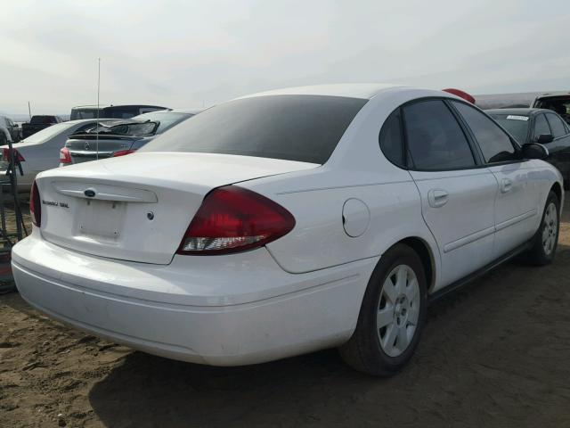 1FAFP56U26A115611 - 2006 FORD TAURUS SEL WHITE photo 4