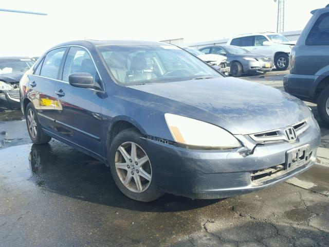 1HGCM66594A096154 - 2004 HONDA ACCORD EX BLUE photo 1