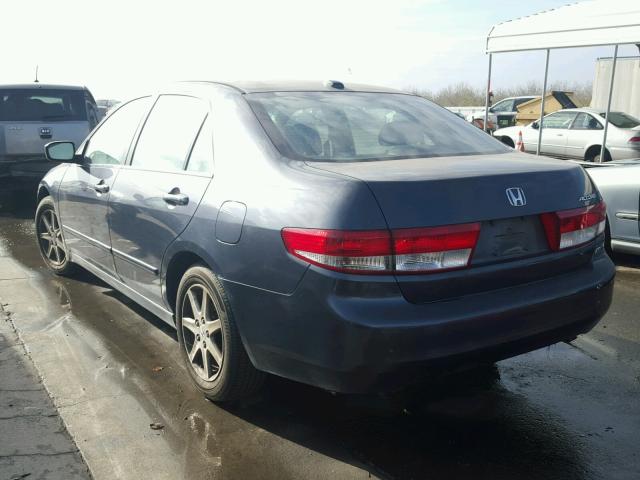 1HGCM66594A096154 - 2004 HONDA ACCORD EX BLUE photo 3