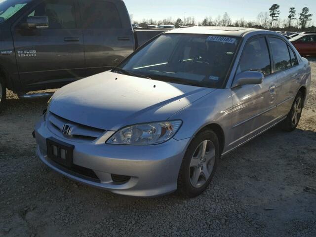 2HGES25884H630507 - 2004 HONDA CIVIC EX 银色 照片 2