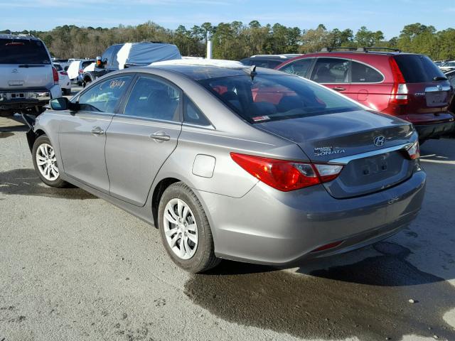 5NPEB4AC1BH246089 - 2011 HYUNDAI SONATA GLS GRAY photo 3