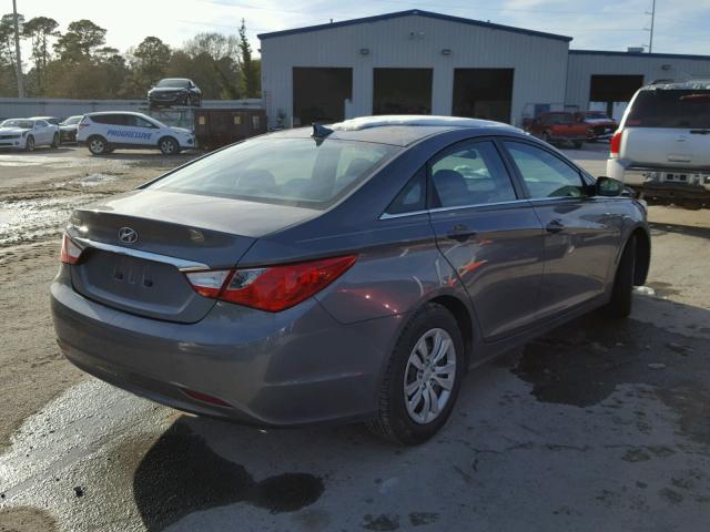 5NPEB4AC1BH246089 - 2011 HYUNDAI SONATA GLS GRAY photo 4