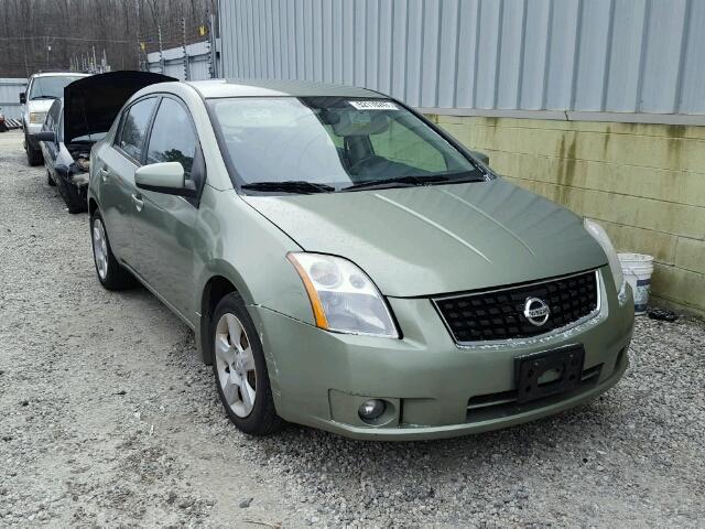 3N1AB61E08L631957 - 2008 NISSAN SENTRA 2.0 GREEN photo 1