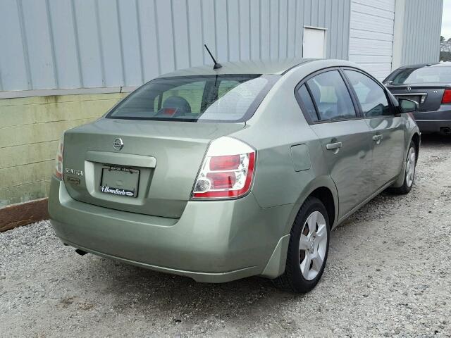 3N1AB61E08L631957 - 2008 NISSAN SENTRA 2.0 GREEN photo 4