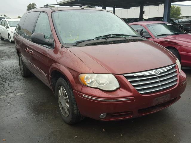 2A8GP64L37R146077 - 2007 CHRYSLER TOWN & COU BURGUNDY photo 1