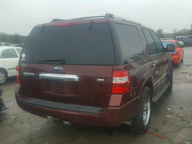 1FMJU1K54AEA81804 - 2010 FORD EXPEDITION BURGUNDY photo 4