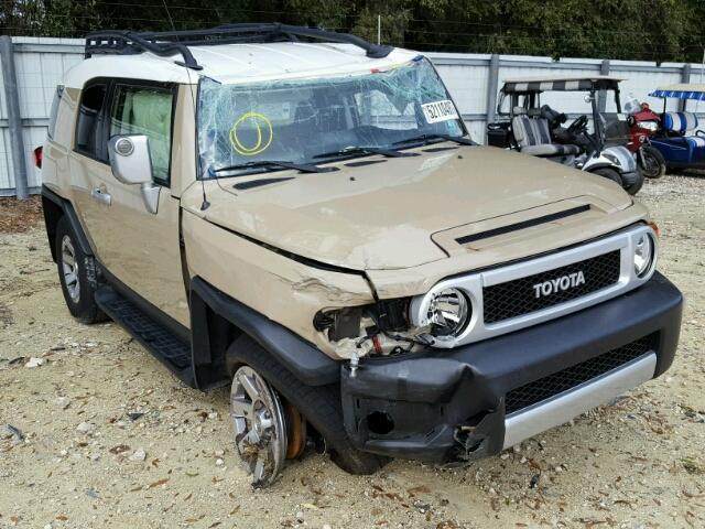 JTEBU4BF6EK203407 - 2014 TOYOTA FJ CRUISER TAN photo 1