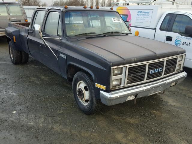 1GTHC33W3FS514627 - 1985 GMC C3500 BLACK photo 1