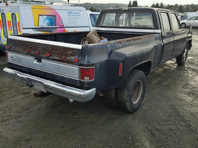 1GTHC33W3FS514627 - 1985 GMC C3500 BLACK photo 4