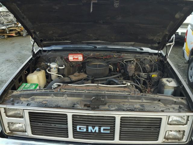 1GTHC33W3FS514627 - 1985 GMC C3500 BLACK photo 7