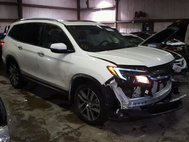 5FNYF6H03GB127829 - 2016 HONDA PILOT ELIT WHITE photo 1